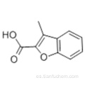 Ácido 3-metilbenzofuran-2-carboxílico CAS 24673-56-1